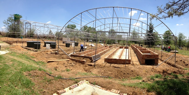 AQUAPONICS SYSTEM WITH BEST VIEW IN AFRICA