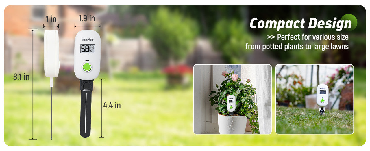 RAINPOINT SMART WIRELESS DIGITAL SOIL MOISTURE SENSOR