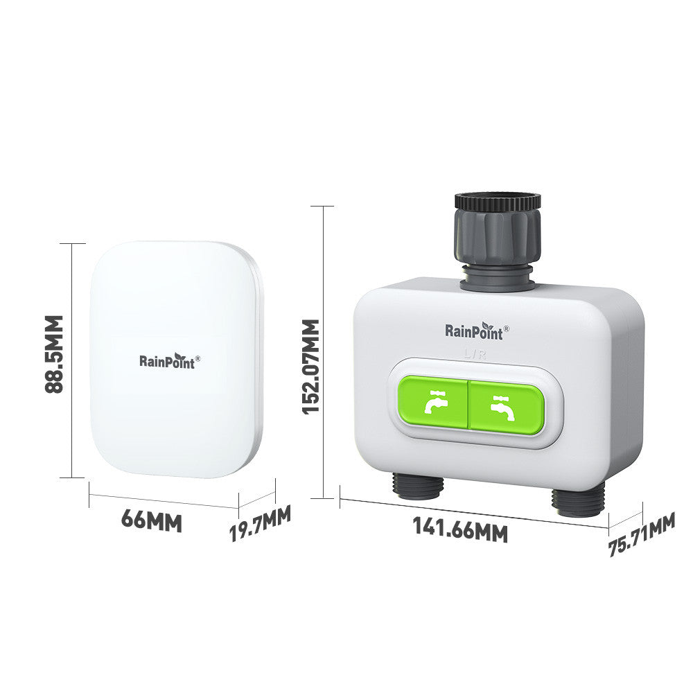 RAINPOINT SMART WIRELESS 2-ZONE IRRIGATION TIMER
