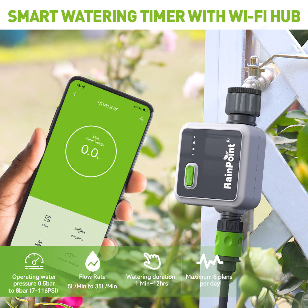RAINPOINT SMART WIRELESS 1-ZONE IRRIGATION TIMER