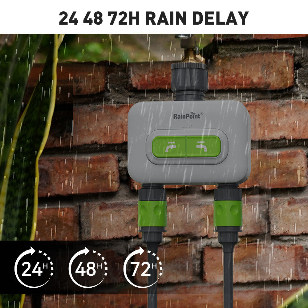 RAINPOINT SMART WIRELESS 2-ZONE IRRIGATION TIMER