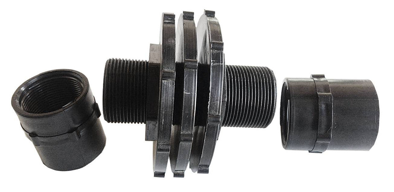 50mm 3-Flange Tank Connector with Female Adapters