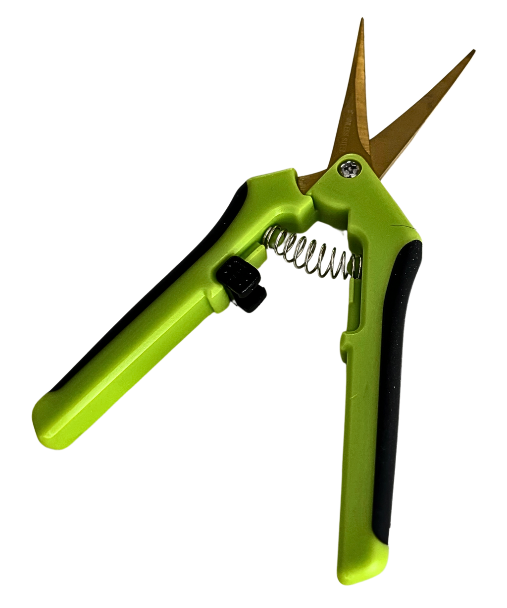 Pruning Curved Blade Scissors (with safety lock)