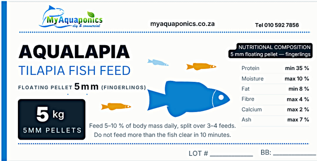 Aqualapia Feed-5KG - 5mm