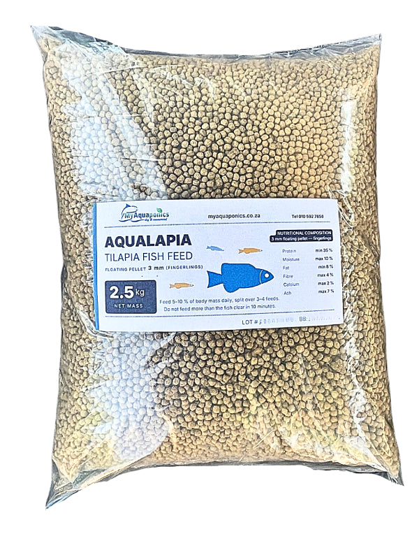 aqualapia tilapia and cichlid fis feed 3mm 2.5kg