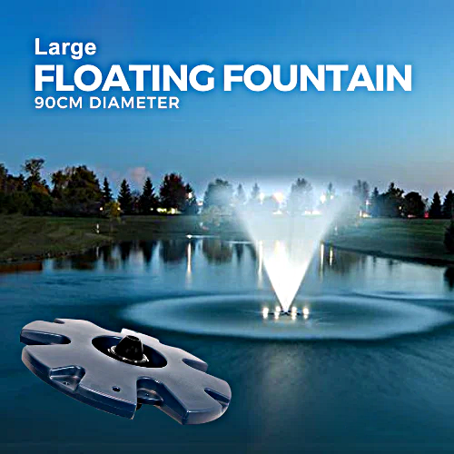 Power Floating Fountain incl. 30000l/h pump - Aeration for Lakes and Large Ponds
