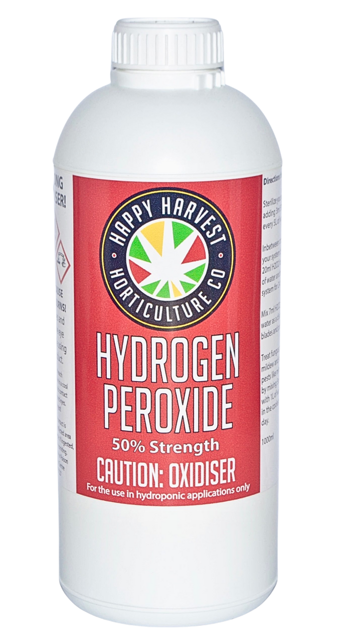 Hydrogen Peroxide 50% - Professional Grade Oxidizer - 1 Litre, food grade hydrogen peroxide