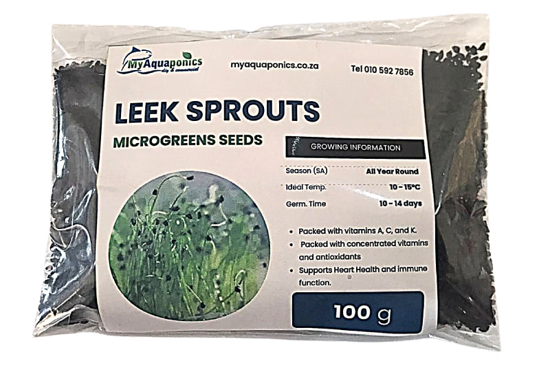 leek sprouts microgreens 