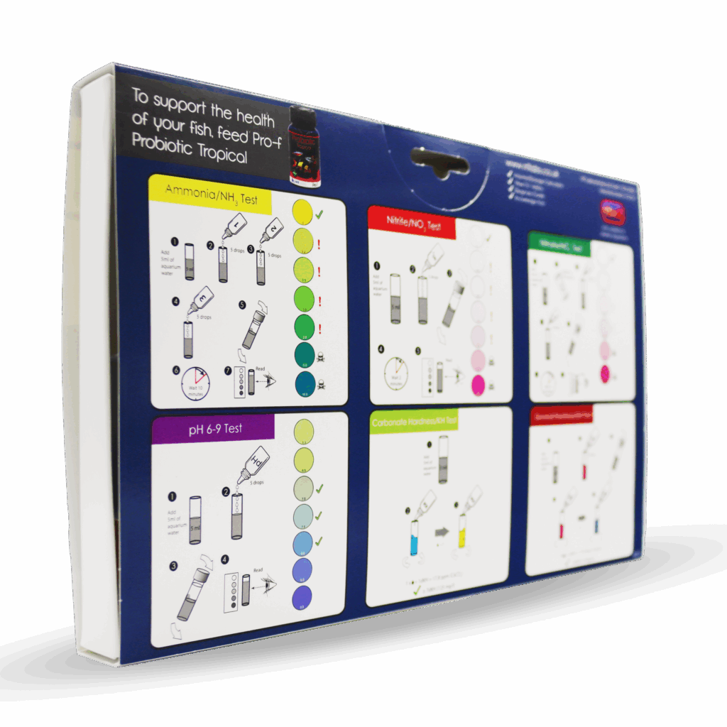 NTL Aquarium-Pond Lab Test Kit - Ammonia, Nitrate, Nitrite,pH, GH & KH