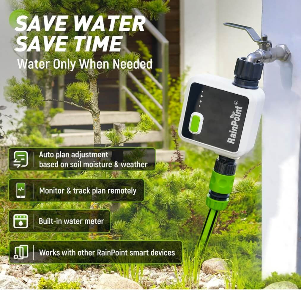RAINPOINT SMART WIRELESS 1-ZONE IRRIGATION TIMER