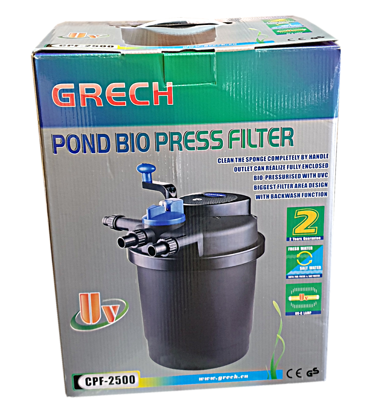 Grech CPF-2500 Pressurized Pond Biofilter Myaquaponics