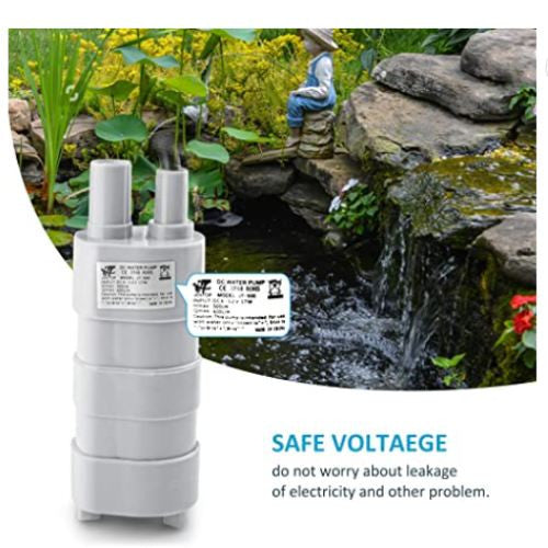 Portable Submersible 12 Vdc Water Pump (Max 1000l/hr, 5m Head)
