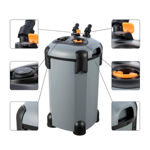 SF-1800F-UV External Cannister Filter - With Built In 1800l/hr DC pump