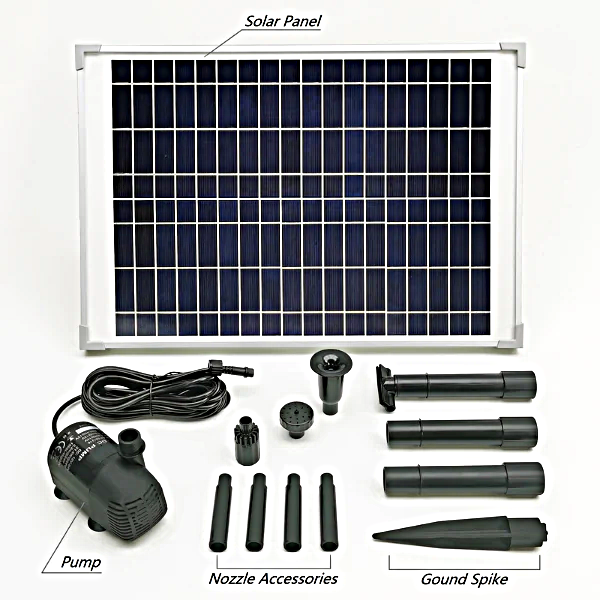 Solar Submersible Pond Pump 1400l/H