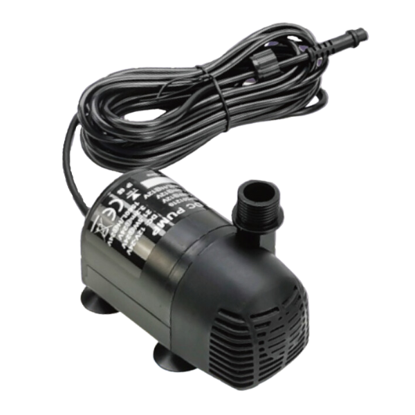Submersible 18V pump with foam filter base, 1800 L/h solar kit