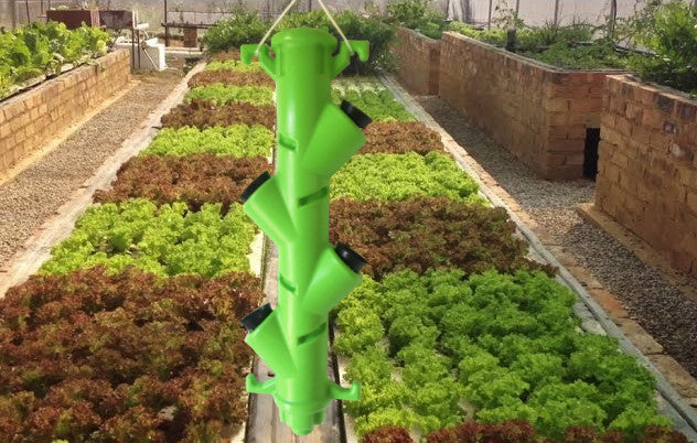 Use under utilized air space to grow more plants