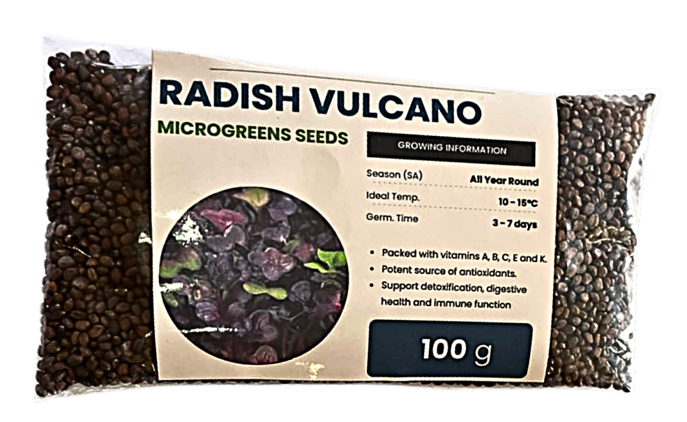 Vulcano Radish microgreens seeds