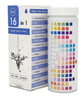 16-in-1 Professional Water Quality Test Strips - for Aquaponics - Hydroponics & Fish Ponds