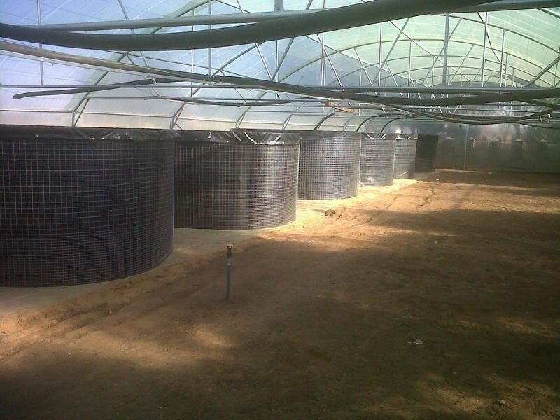 5400 Litre Welded Mesh Reinforced 800g PVC Liner Fish Tank