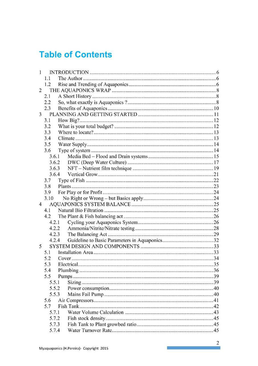 Contents Page 1