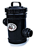 50mm inline Leaf Trap for Koi Ponds - 160mm Diameter