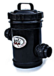 50mm inline Leaf Trap for Koi Ponds - 160mm Diameter