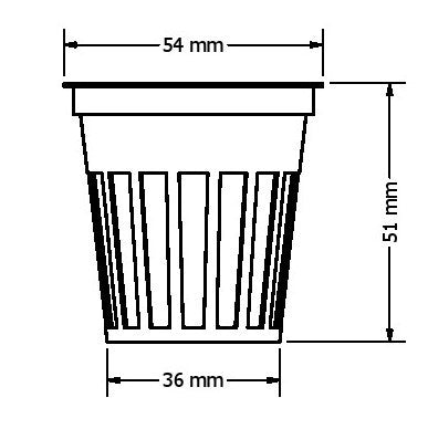 50mm Net Pot - Set of 100