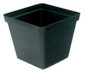 17.5cm Square Black Plant Pot (3.3 litres)
