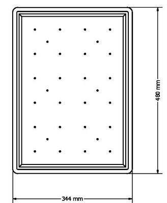 tray with 4mm holes